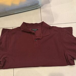 Banana Republic Burgundy Polo Shirt